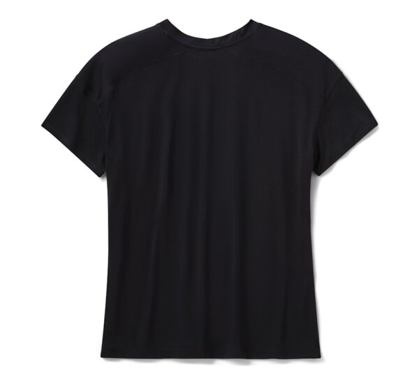 T shirt maniche corte Donna H-D TECH – Harley Black