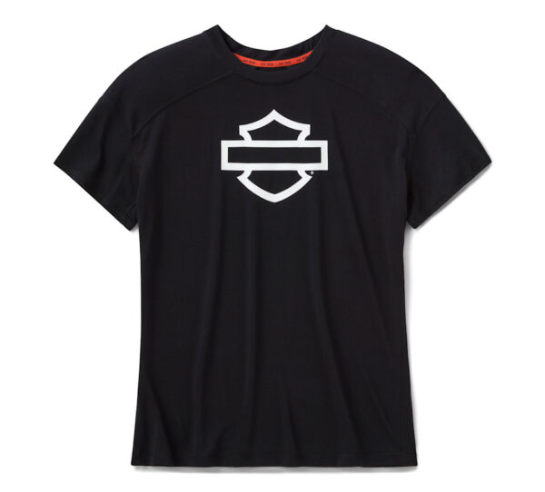 T shirt maniche corte Donna H-D TECH – Harley Black