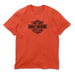 Maglietta Uomo H-D Standard Bar & Shield – Vintage Orange