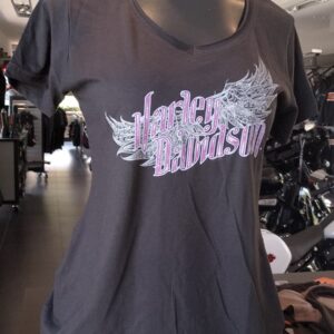 T-SHIRT DONNA HARLEY DAVIDSON PERUGIA CRYSTALLIZE