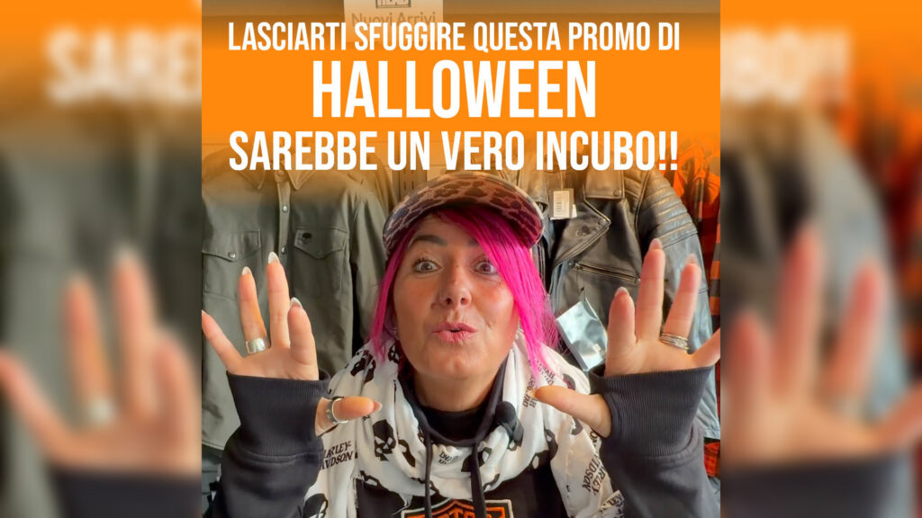 Promo Halloween Harley-Davidson Perugia con un buono per Natale